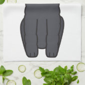 Pudel-HundeCartoon Geschirrtuch (Gefaltet)