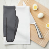 Pudel-HundeCartoon Geschirrtuch (Viertel Falte)