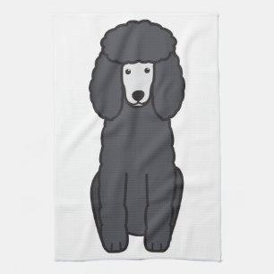 Pudel-HundeCartoon Geschirrtuch
