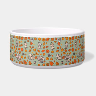 Pudel-Hundefutter-Schale Halloween Süß Kawaii Haus Napf
