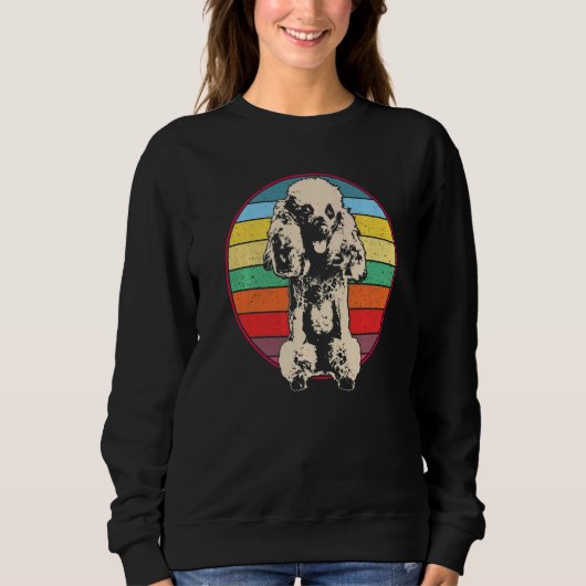 Pudel-Hunderasse 21 Sweatshirt (Vorderseite)