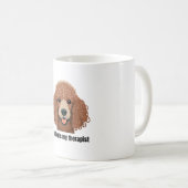 Pudel Kaffeetasse (VorderseiteRechts)