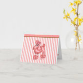 Pudel Karte (Gelbe Blume)