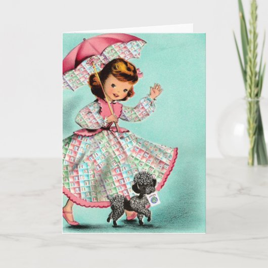 Pudel-Karte Milliamperestunde Jongg Karte (Vorderseite)