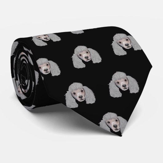 Pudel Krawatte (Gerollt)