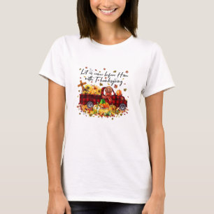Pudel-Kürbis-Vintage-LKW-Thanksgiving-Lustig-Ha T-Shirt
