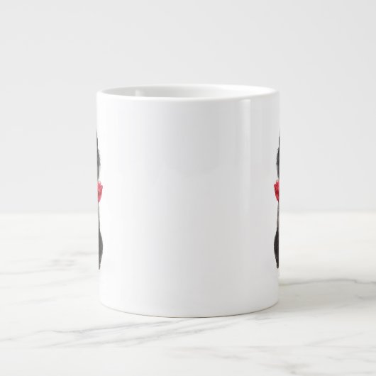 Pudel Liebe Jumbo-Tasse (Vorderseite)