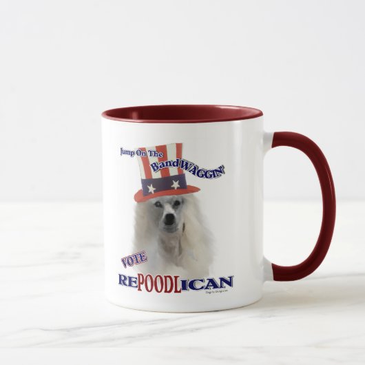 PUDEL Liebhaber-Geschenke Tasse (Rechts)