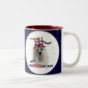 PUDEL Liebhaber-Geschenke Zweifarbige Tasse
