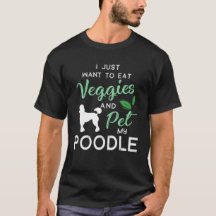 Pudel Lustiger Veganer Hunde Liebhaber Besitzer Xm T-Shirt