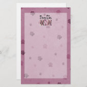 Pudel MAMA Briefpapier (Vorne/Hinten)