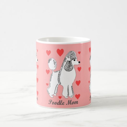 Pudel-Mama-Rosa-Tasse Kaffeetasse (Mittel)
