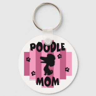 Pudel-Mama-Schlüsselanhänger Schlüsselanhänger