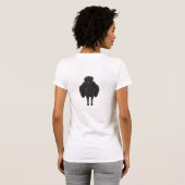 Pudel-Mama T-Shirt (Schwarz voll)
