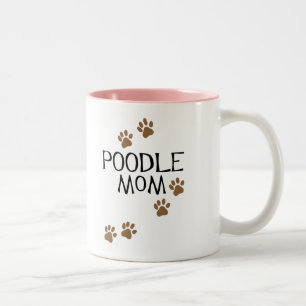 Pudel-Mama-T - Shirts u. -geschenke Zweifarbige Tasse