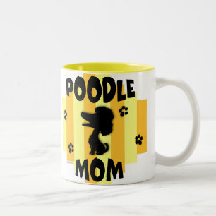 Pudel-Mama-Tasse Zweifarbige Tasse