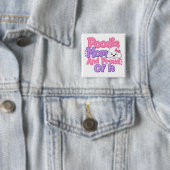 Pudel-Mama und stolz darauf Button (Beispiel)