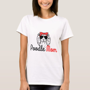 Pudel-Mama Vintage Lustig Süße Hund Pudel-Mama 001 T-Shirt