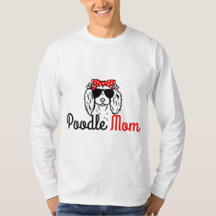 Pudel-Mama Vintage Lustig Süße Hund Pudel-Mama T-Shirt