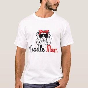 Pudel-Mama Vintage Lustig Süßer Hund Pudel Mama 00 T-Shirt