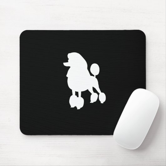 Pudel-Mausunterlage Mousepad (Mit Mouse)
