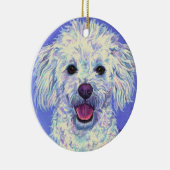 Pudel-Mischungs-Verzierung Keramikornament (Rechts)