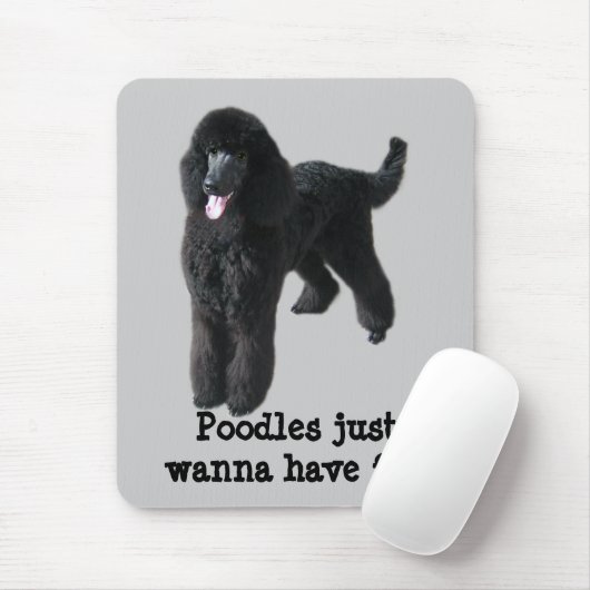 Pudel Mousepad (Mit Mouse)