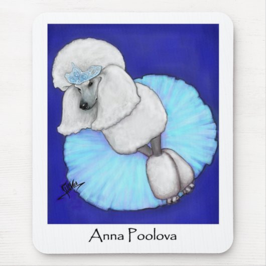 Pudel Mousepad Annas Poolova (Vorne)