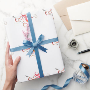 Pudel Muster Illustration anpassbar Geschenkpapier