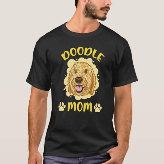 Pudel-Mutter-Hundebesitzerin T-Shirt (Vorderseite)