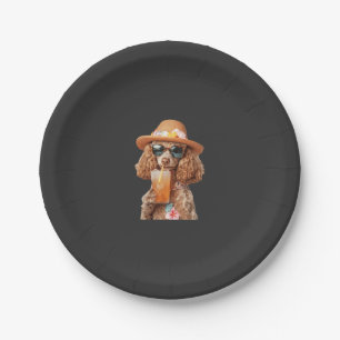 Pudel Pappteller