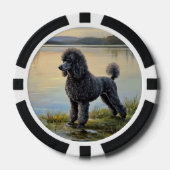 Pudel Pokerchips (Vorderseite)