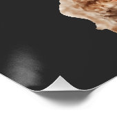 Pudel Poster (Ecke)