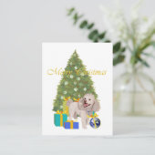 Pudel Postkarte (Stehend Vorderseite)