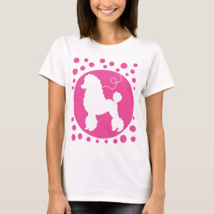 Pudel-Rock-Shirt mit Polka-Punkten T-Shirt