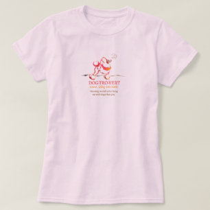 Pudel-Silhouette Dogtrovert T-Shirt