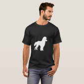 Pudel-Silhouette T-Shirt (Vorne ganz)