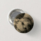 Pudel Spay und neutralisieren Promo-Knopf Button (Vorne & Hinten)