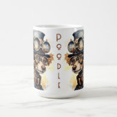 Pudel Steampunk Hund Kaffeetasse (Mittel)