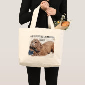 Pudel-Strand-Tasche Jumbo Stoffbeutel (Vorderseite (Produkt))