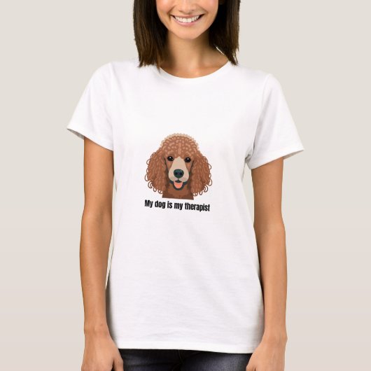 Pudel T-Shirt (Vorderseite)