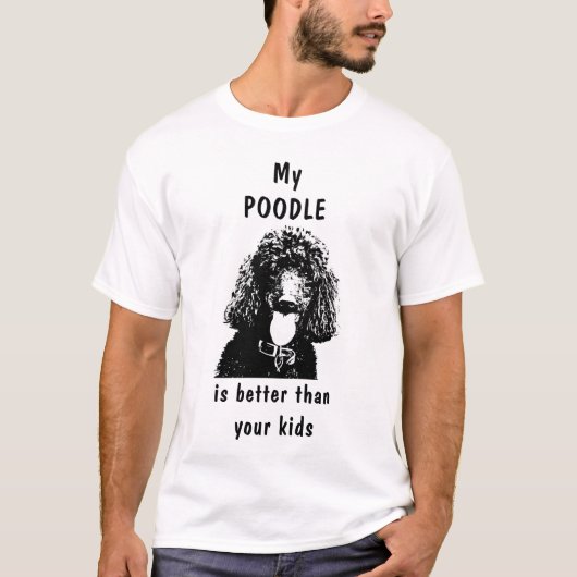 Pudel-T - Shirt (Vorderseite)