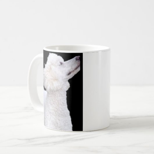 Pudel-Tasse Kaffeetasse (Vorderseite Links)