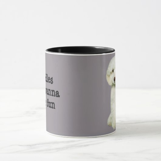 Pudel-Tasse Tasse (Zentrum)