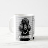 Pudel-Tassen-Schuss-Tasse Kaffeetasse (Vorderseite Links)