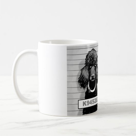 Pudel-Tassen-Schuss-Tasse Kaffeetasse (Links)