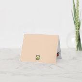 Pudel und Rosen Einladung (Rückseite)