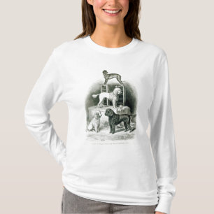 Pudel und Whippet - Gruppe von Herrn Waltons T-Shirt