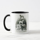 Pudel und Whippet - Gruppe von Herrn Waltons Tasse (Links)