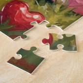 Pudel Valentinstag Kunst Puzzle (Seite)